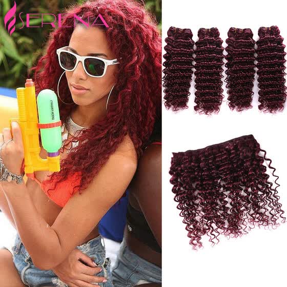 Shop 7a Malaysian Deep Curly Virgin Hair 4bundles Kinky Curly Hair
