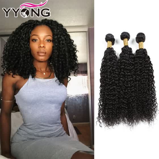 Shop Peruvian Kinky Curly Virgin Hair 3pcsnatural Color Peruvian