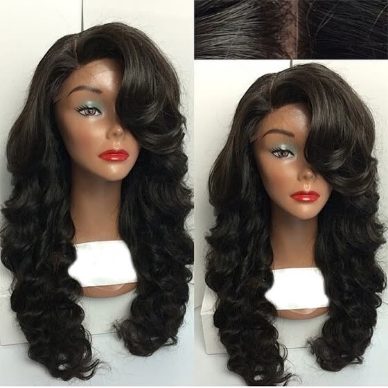 Shop 150 Density Lace Front Human Hair Wigs With Bangs