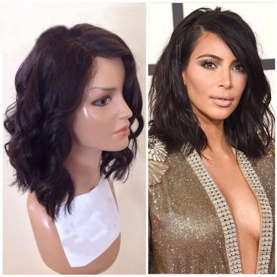 Shop Short Bob Wave Wig With Baby Hair For Black Women Glueless