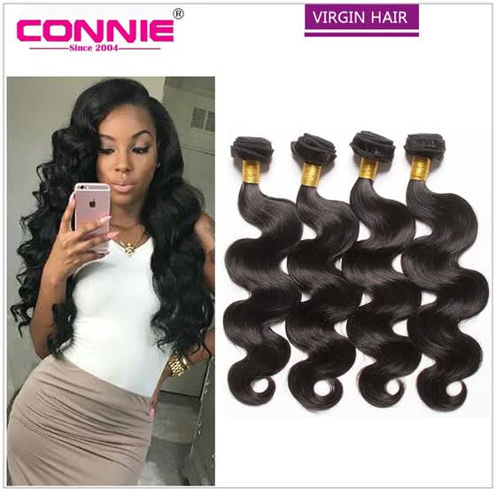 Shop Raw Indian Hair Body Wave 4 Bundles 5a Indian Virgin Hair Wet