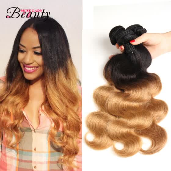 Shop Malaysian Body Wave Ombre Human Hair Muse Lady Beauty