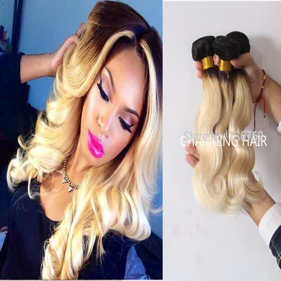 Shop T1b 613 Virgin Brazilian Ombre Hair Body Wave1b Black Dark