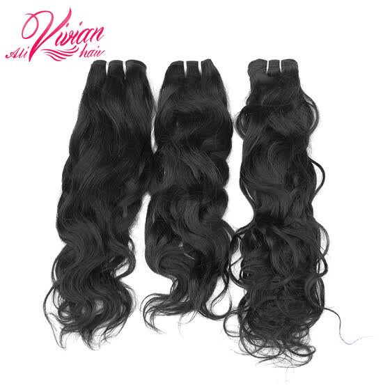Shop Popular Style Natural Wave Human Hair Weave Bundles 3pcs Lot
