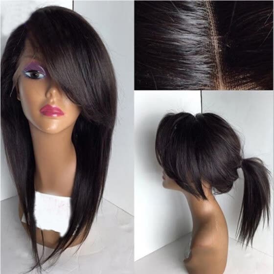 Shop Brazilian Hair Straight Wigs Glueless Lace Front Human Hair