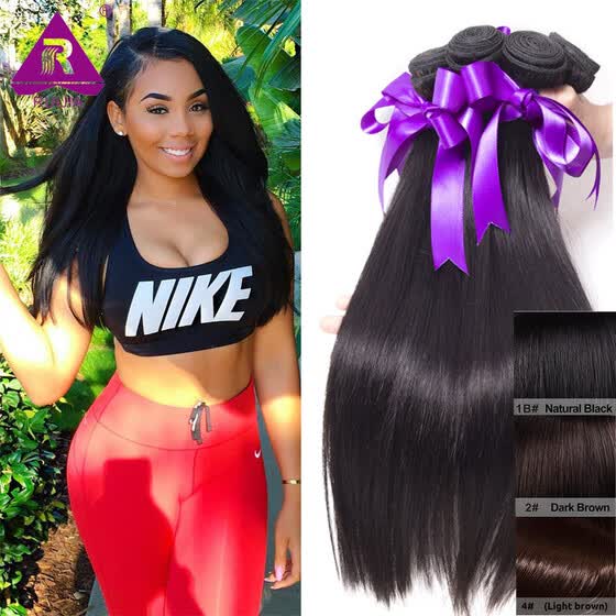 Shop Shes Hair Brazilian Virgin Hair Straight Human Hair Weaves 8a