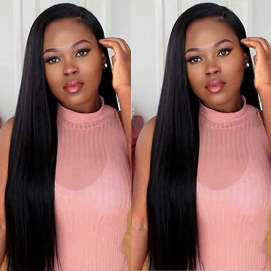 Shop 8a Straight 130 Density Glueless Brazilian Full Lace Human