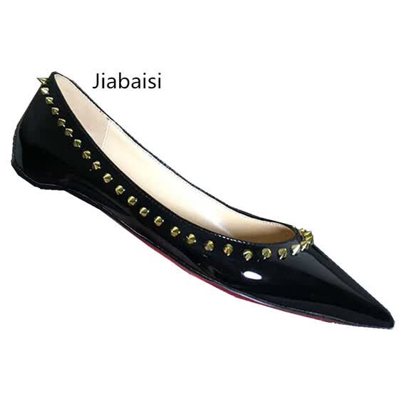pointed flats with small heel