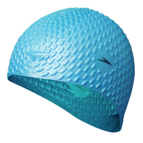 Shop Speedo Silicone Swim Cap Men And Women Adult Bubble Long Hair