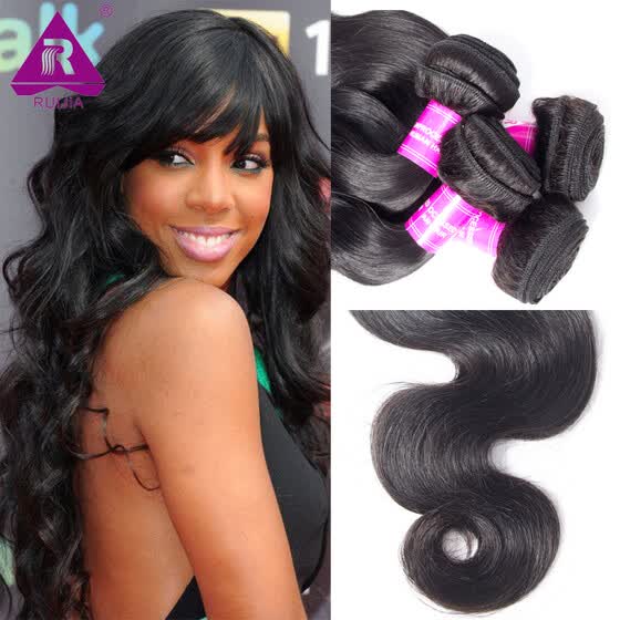 Shop Indian Virgin Hair Body Wave 3 Bundles 300g Remy Hair Weaves