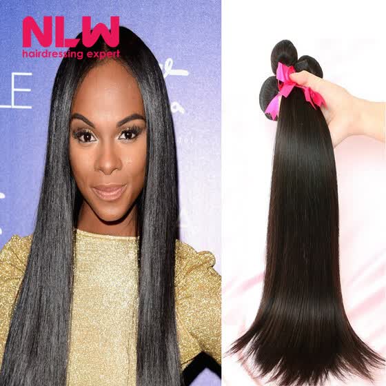 Shop 8a Malaysian Virgin Hair Straight 5 Bundles N L W Products