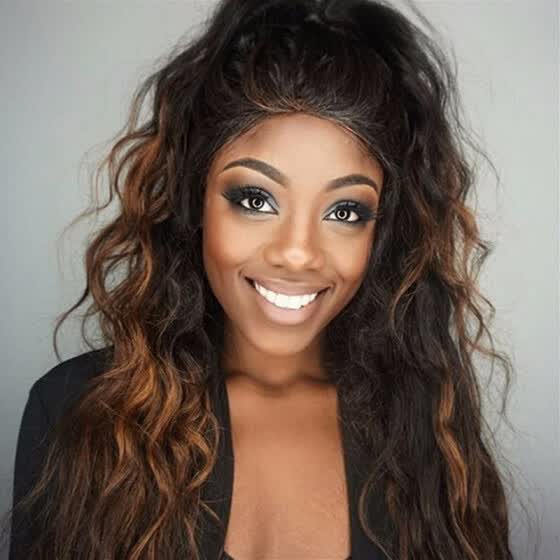 Shop Long Ombre Full Lace Human Hair Wigs For Black Women Glueless
