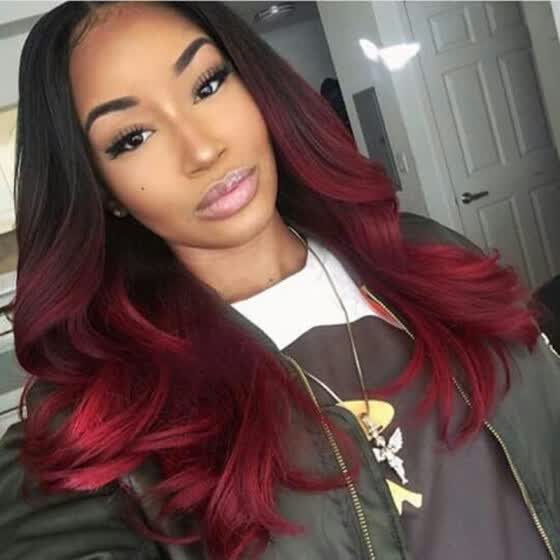 red wigs for black women