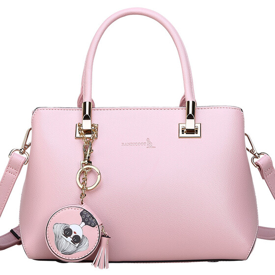 Female Cool Lightpink Fashion Handbag New BAG Female Style Atmospheric Handbag Shoulder Messenger