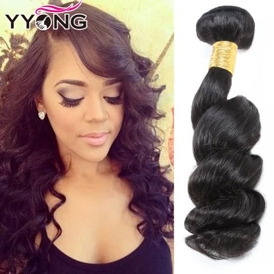 Shop Brazilian Virgin Hair Loose Wave 3 Bundles Cheap 8a Natural