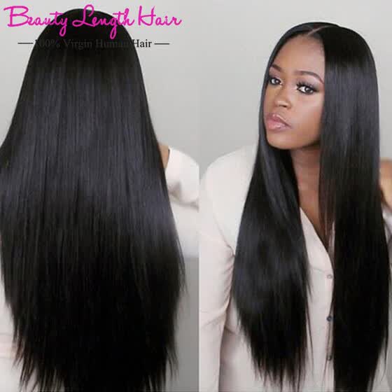 Shop Brazilian Straight Virgin Hair 1piece Lot 1b Mink Brazillian