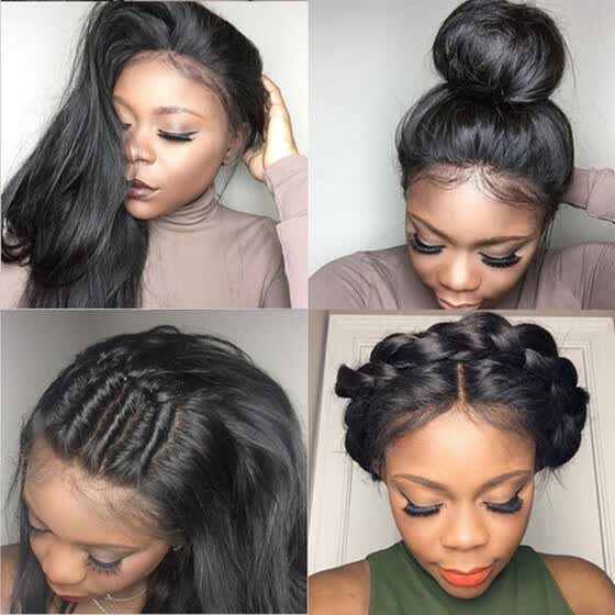 Shop 150 Lace Front Human Hair Wigs For Black Women Brazilian