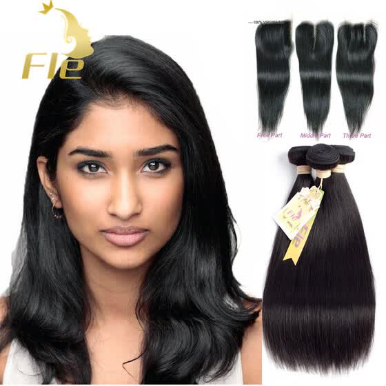 Shop Chinese Straight Virgin Hair Bundle Deals 3 Bundles Human