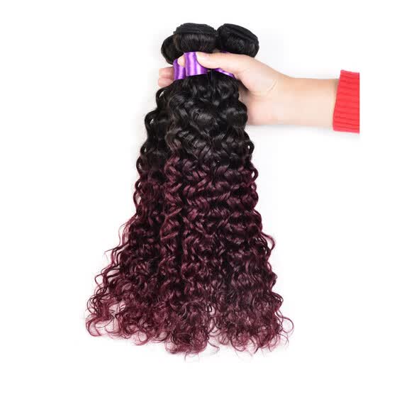 Shop 8a Ombre Peruvian Virgin Hair Burgundy Weave Kinky Curly