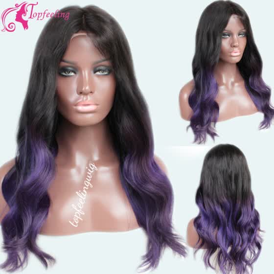 purple wigs for black women