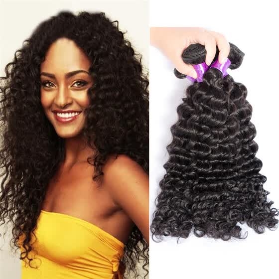 Shop Virgin Mongolian Wavy Virgin Hair Human Hair Bundles Deep