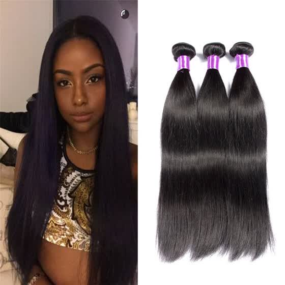 Shop Peruvian Virgin Hair 2 Bundles Straight Human Hair Bundles