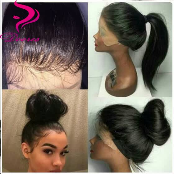 Shop 9a Natural Hairline Human Hair Wigs For Black Women Silky