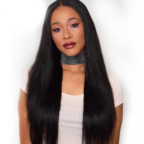 Shop Brazilian Straight Human Hair Weaves Extensions 4 Bundles
