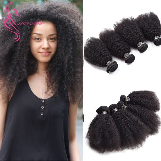 Shop 7a Mongolian Virgin Hair 4 Bundles Afro Kinky Curly Hair