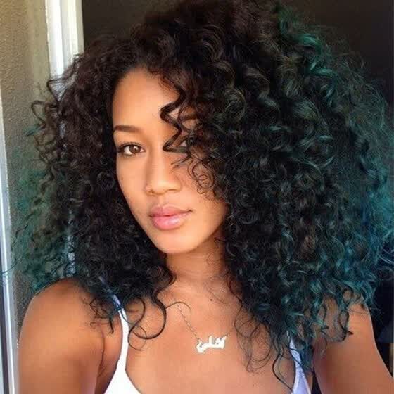 Shop Afro Kinky Curly Hair 3 Bundles Mongolian Kinky Curly Hair