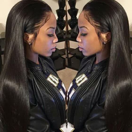 Shop 7a Brazilian Virgin Hair Straight 3 Bundles Wet And Wavy