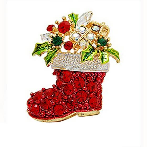 christmas brooches and pins