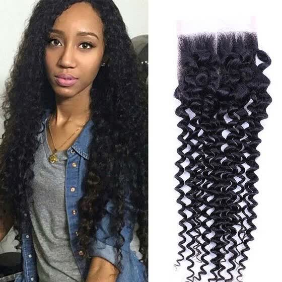 Shop Malaysian Curly Lace Closure 4x4 Free Part Virgin Human Hair