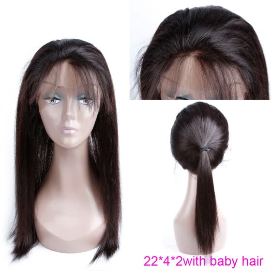 Shop 360 Lace Frontal With Bundle Peruvian Straight Hair