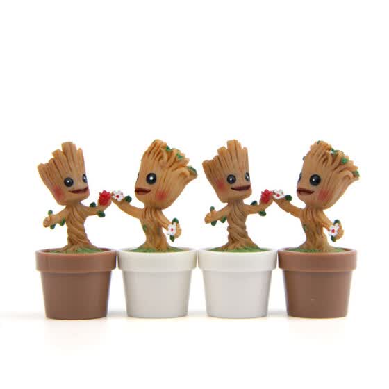 potted groot toy