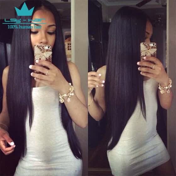 Shop Unprocessed Malaysian Virgin Hair Straight Human Hair Bundles