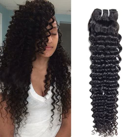 Shop Peruvian Virgin Hair Deep Curly Weave 3 Pcs Peruvian Deep Wave Hair Weave 8 30inch Peruvian Hair Wet And Wavy Human Hair Bundles Online From Best Bundle Hair On Jd Com Global Site