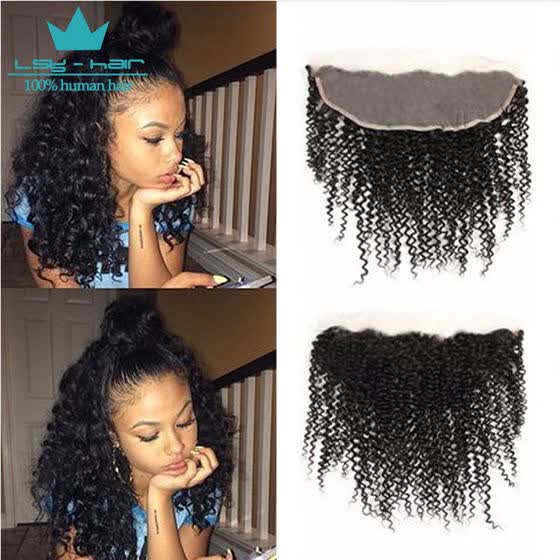 Shop Ear To Ear Lace Frontal Closure Peruvian Curly Hair Free Part