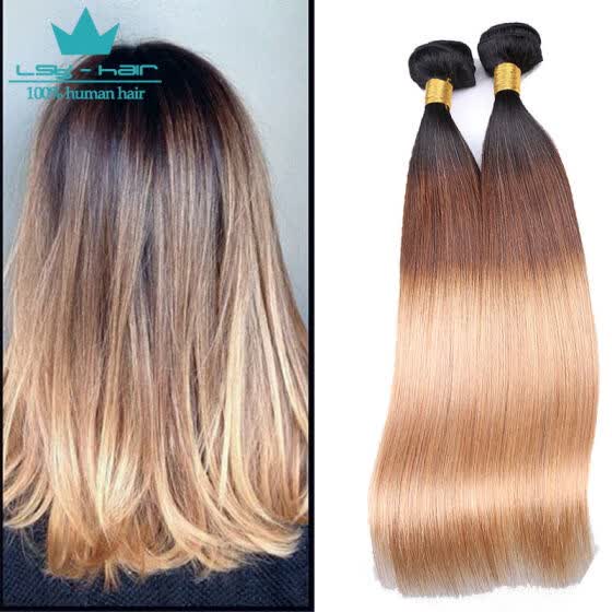 Shop 7a Unprocessed Virgin Ombre Short Malaysian Straight Hair