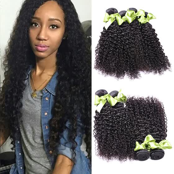 Shop 7a Mink Brazilian Kinky Curly Virgin Hair Weave 4 Bundles