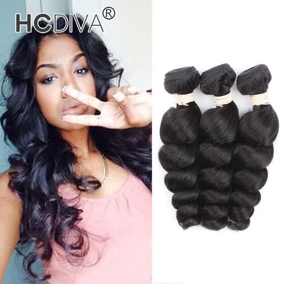 Shop Hcdiva Hair Products Brazilian Virgin Human Hair Loose Wave