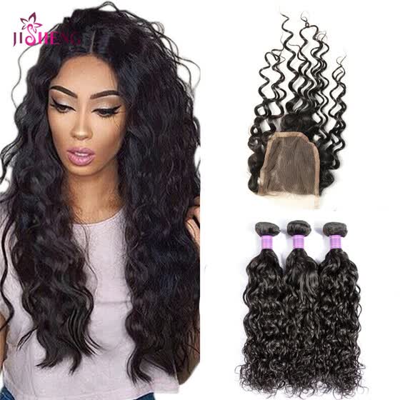 Shop 8a Indian Virgin Human Hair Wave 3 Bundles Natural Wave Hair