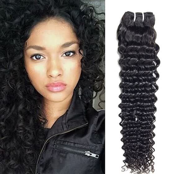 Shop Deep Wave Brazilian Hair 4 Bundles Curly Weave Human Hair 7a