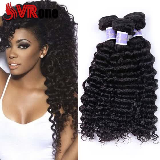 Shop Peruvian Deep Wave Hair 7a Peruvian Hair 4 Bundles Virgin