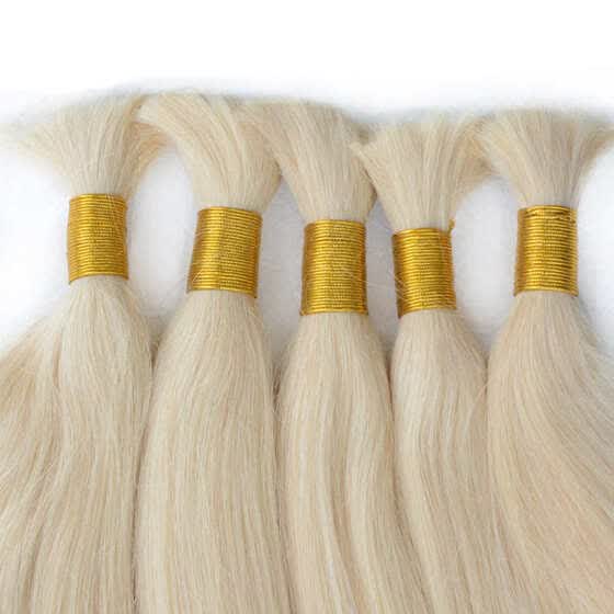 Shop 613 Honey Blonde Bulks Malaysian Straight Bulk Hair Weave 3