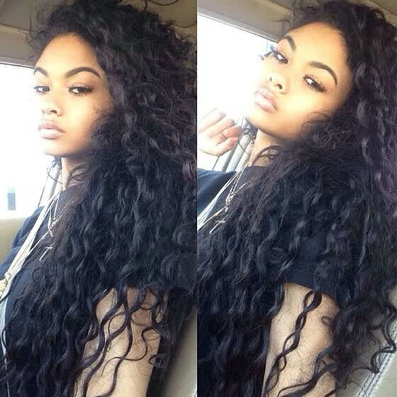 Shop Malaysian Deep Curly Virgin Hair 3 Bundles Malaysian Deep