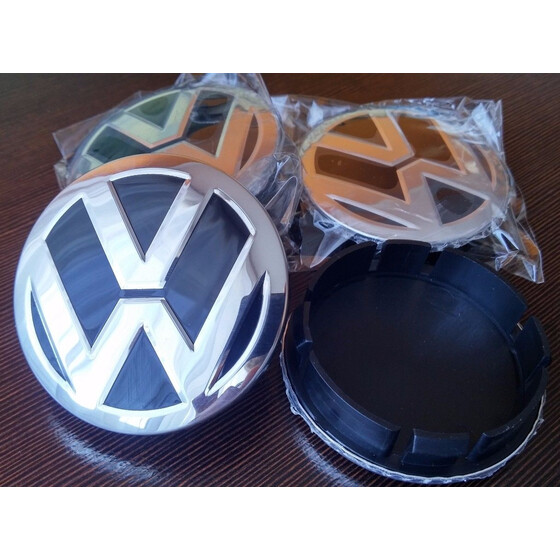 V2 60mm Alloy Wheel Center Centre Badges