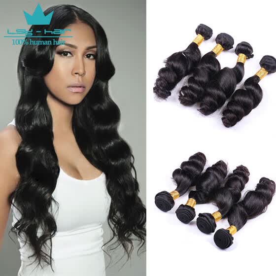 Shop Cheap Human Hair 3 Bundle Deals Brazilian Loose Wave 9a Hair