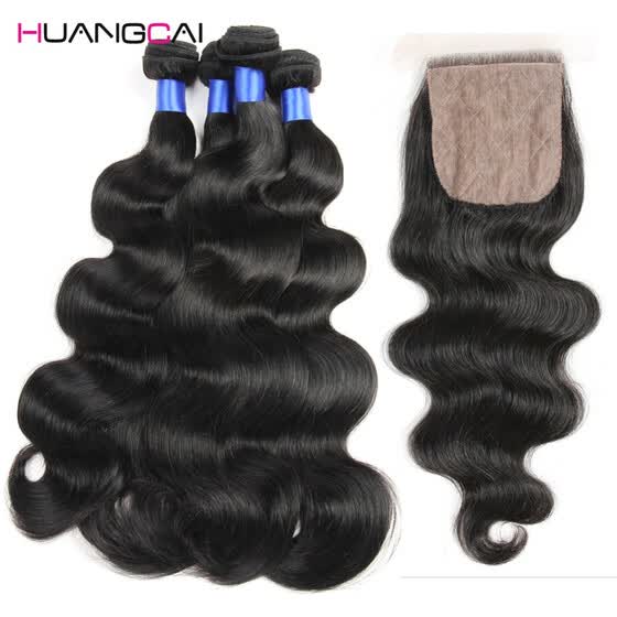 Shop Peruvian Body Wave With Closure Peruian 3bundles With Silk