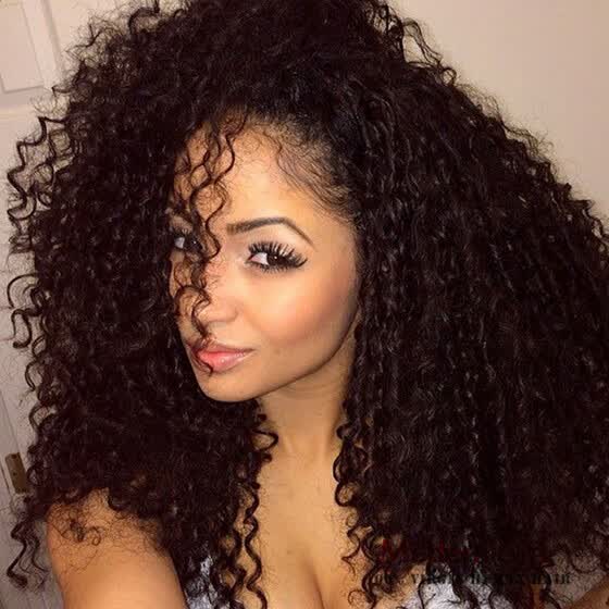 Shop Mongolian Kinky Curly Hair 3pcs Afro Kinky Curly Virgin Hair